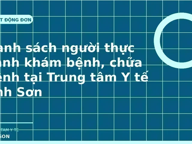 Danh sách người thực hành khám bệnh, chữa bệnh tại Trung tâm Y tế Anh Sơn