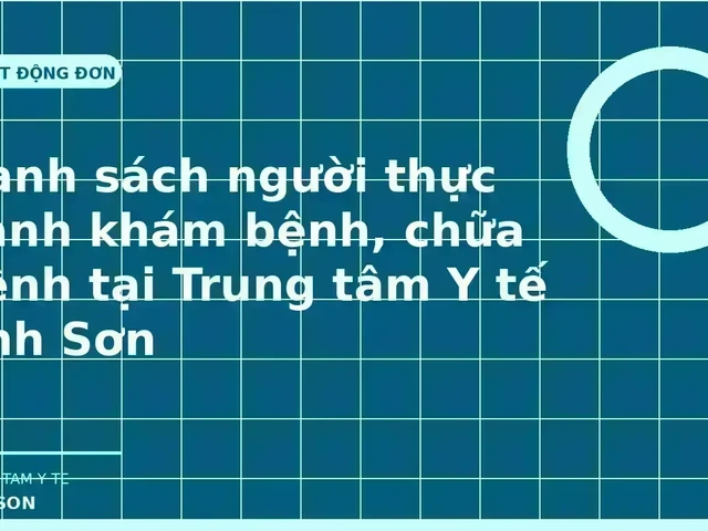 Danh sách người thực hành khám bệnh, chữa bệnh tại Trung tâm Y tế Anh Sơn