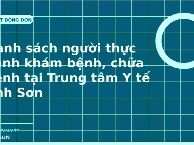 Danh sách người thực hành khám bệnh, chữa bệnh tại Trung tâm Y tế Anh Sơn