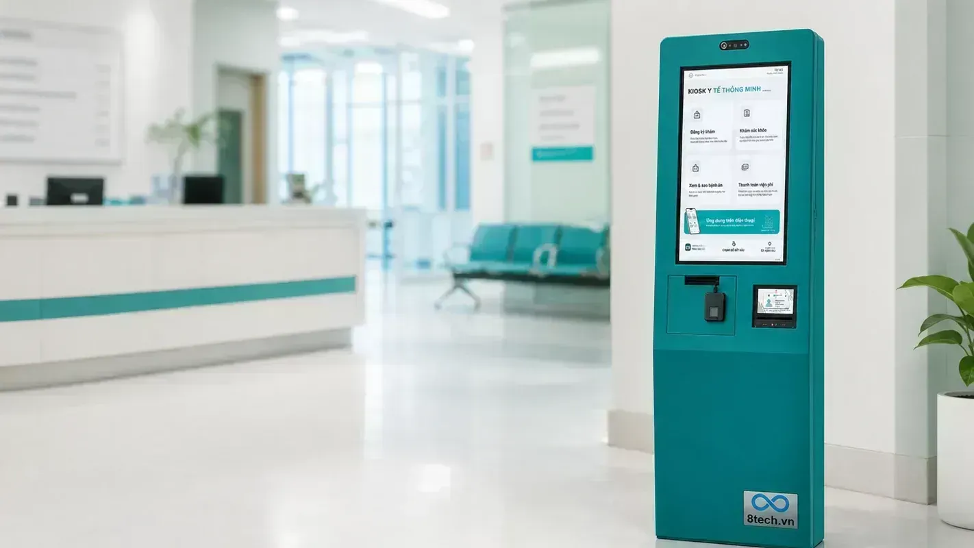 Đăng ký khám và xem hồ sơ bệnh án dễ dàng trên kiosk thông minh